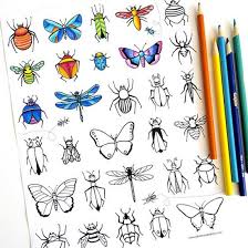 Fun Free Printable Bugs Insects Bug Coloring Pages Butterfly Coloring Page Insect Coloring Pages