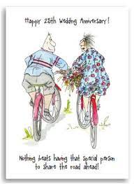 You could treat the couple to a night out or sign them up for. Funny 25th Wedding Anniversary Wishes