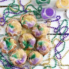 Homemade Mini King Cakes Recipe King Cake Recipe King Cake Cake Ball Recipes
