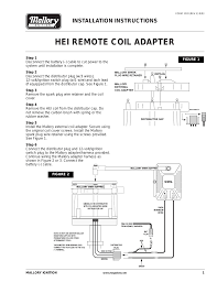Mallory 42series wiring wire diagrams easy simple detail ideas with mallory ignition wiring diagram, image size 945 x 744 px, and to mallory distributor wiring diagram kawasaki www champion testen de dist diagrams resources 5462 to unilite holley blog ford ignition coil twenty two. Mallory Ignition Mallory Hei Remote Coil Adapter 29049 29050 User Manual 2 Pages