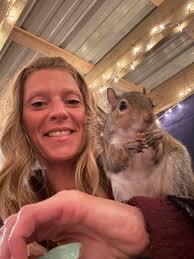 If this squirrel were given a name, what name would be suitable for it?