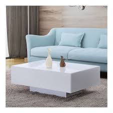 Living room table will certainly impact the style of a living room. 33 Modern Rectangle High Glossy White Finish Coffee Table Side End Table Living Room Furniture Buy Online In Guernsey At Desertcart