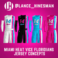Roster page for the miami heat. Miami Heat Vice Floridians Jersey Concept Redux Heat