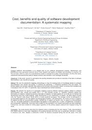 Earn your computer science degree or engineering degree online from top computer science schools, like arizona state university. Pdf Cost Benefits And Quality Of Software Development Documentation A Systematic Mapping