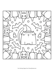 All mandala coloring pages are printable. Halloween Coloring Pages Free Printable Pdf From Primarygames