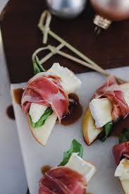 Prosciutto Wrapped Apples With Brie And Balsamic Appetizers Christmas Yummy Appetizers Appetizer Snacks Cheese Snacks