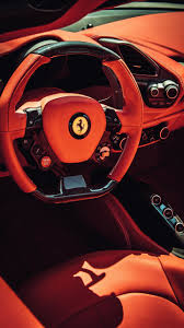 1440x2560 Ferrari Car Steering Interior Wallpaper Car Interior Ferrari Car Luxury Car Interior