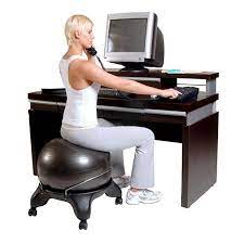 ball chair desk three great non crunch uses for an exercise ball exercise ball chairs ball chair ergonomics furniture