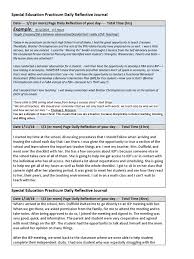 Oct 01, 2018 · an article critique is a genre of academic writing that provides critical evaluation through intensive analysis of an article, which involves giving a brief summary of the article. 460 Practicum Daily Reflective Journal 1 Individualized Education Program Special Education