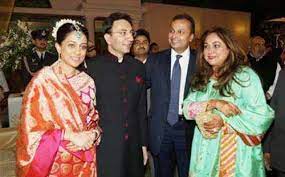 | | | |jitin prasada| | | | | |. Anil Tina Ambani At Jitin Neha Seth S Wedding Reception