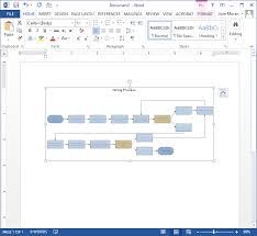 Unique Flow Chart Format In Word How To Make Flowchart In