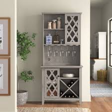 The most common cafe bar dining room material is metal. Dining Room Bar Cabinet Wayfair