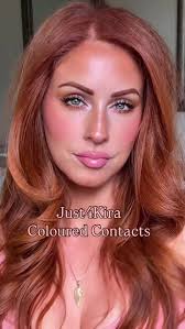 Coloured Contacts Try On: IRIS GREEN & CITHA HAZEL