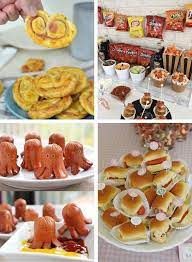 Abajo os dejamos un vídeo en el que podéis observar la parte del cumpleaños que no tiene que ver mucho con la comida. 5 Pasos Para Organizar Un Cumpleanos Infantil Comidas Saladas Para Cumpleanos Bocadillos Para Fiestas Infantiles Comida Para Cumpleanos Infantiles