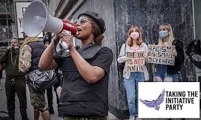 Activist sasha johnson is seen chanting and doing an interview at the million people march in london in august 2020. Leader Of Black Lives Matter Inspired Political Party Calls For A Race Offenders Register Daily Mail Online