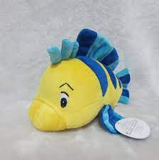 Jumbo Flounder Plush Stuffed Animal Doll Toy From The Little Mermaid Plush Toys 24 27cm Animal Dolls Plush Stuffed Animals Toys
