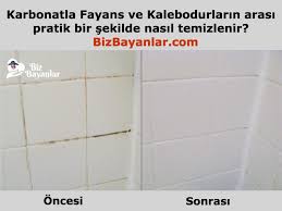 Marketlerde, fayans temizliğinde kullanılmak için üretilen deterjan ürünleri bulunmaktadır. Karbonatla Fayans Ve Kalebodur Aralarini Temizleme Bizbayanlar Com