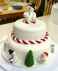 Spring daisy lemon layer cake. Cake Decoration Ideas Cake Christmas Cake Decorating Ideas Christmas Cake Designs Christmas Cake Decorations Christmas Cake