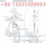 HYUNDAI R290LC-9 R290LC-9MH R300LC-9A R300LC-9S R300LC-9SH EXCAVATOR  31Q8-10130 31Q8-10150 31Q8-10151 SWING MOTOR ROTARY GROUP