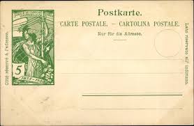 Ideal für verwendung in couverts mit sichtfenster links oder rechts. Ganzsache Ansichtskarte Postkarte Schweiz Jubile De Akpool De