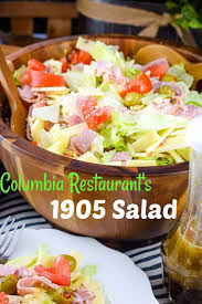 Columbia Restaurant S 1905 Salad 1905 Salad Recipe Savory Salads Salad Side Dishes