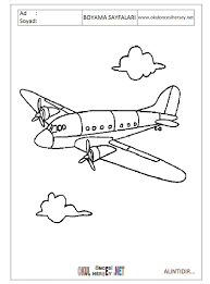 Ucak Boyama Sayfalari
