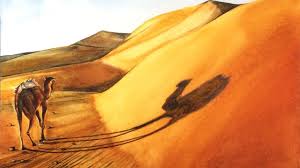 Watercolor Sahara Desert Painting Demonstration Desert Painting Desert Drawing Watercolor Paintings