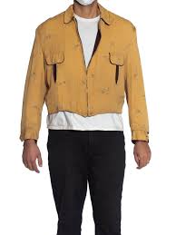 1940s Brown Reversable Rayon Gabardine Men S Jacket For Sale At 1stdibs