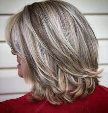 50 Mid Length Layered Hairstyle Mid Length Hair With Layers Modern Hairstyles Blending Gray Hair