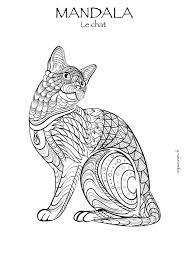 Coloriages Mandalas Animaux A Telecharger Coloriage Mandala Animaux Coloriage Coloriage Chat