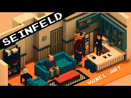 Voxel Art Seinfeld Making Of Youtube Art Animation Tutorial Pixel Art