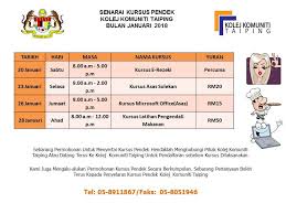 Senarai kursus kolej vokasional (kv)terkini. Facebook