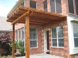 Wood Awning House Awnings Patio Awning House Front