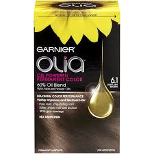 The oils help to reverse roughness and dullness without hair feeling weighed down. Garnier Olia Oil Powered Hair Color 6 1 Light Ash Brown Shop Garnier Olia Oil Powered Hair Color 6 1 Light Ash Brown Shop Garnier Olia Oil Powered Hair Color 6 1 Light