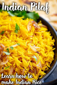 Easy Indian Rice Indian Pilau Rice In 2020 Indian Rice Full Meal Recipes Indian Salads