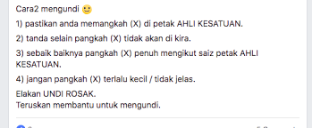 Cara diet yang betul, mesti ada azam yang konsisten. Tanda Selain Tanda X Pada Kertas Undi Tidak Diterima Sebagai Undi Sebenarnya My