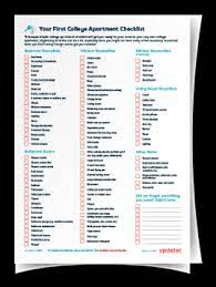 Download free first apartment essentials checklist for renters, apartment inspection checklist and making a comprehensive list organized by room can further avoid the occurrence of deficiencies. Your First College Apartment Checklist The Ultimate List Updater