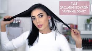 Evde Sac Nasil Boyanir Beyazlarimi Kapatiyorum Youtube
