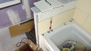 Available in red oak, maple, cherry or euro beech. How To Tile A Shower Wall Knee Wall Quick Tips For Diyers