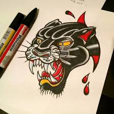 This time carlos will show how to draw traditional panther head and tiger tattoo design.when you learn tattooing at it's very basic you have to understand. Panther Tattoo Designs Tattooimages Biz