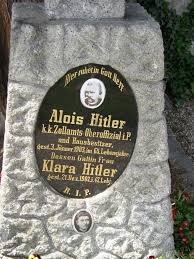 When adi's (adolf hitler's nickname given to him as an infant) father got older, they moved from the family farm, which was located in fischlham, a little south west of leonding. Grabstein Von Alois U Klara Hitler Leonding Osterreich Mapio Net