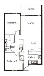 This layout is when the master bedroom is away from the other bedroom in the floorplan. 2 Bedroom Apartment Floor Plan Palm Cove Tropic Apartments 2 Bedroom Apartment Floor Plan Apartment Floor Plan Bedroom Floor Plans