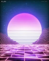 Synthwave Road Game Neon Retrowave Sun Moon Sunset Pink Blue White And Purple Reflections And Outrun Neon Photography Synthwave Japanese Photography