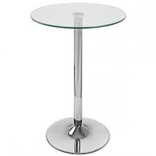 Table de bar ronde haute. Table De Bar Vetro Ronde Monde Du Tabouret