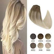 Sunny Light Brown Balayage Blonde Hair Extensions Clip In Balayage Hair Clip In Hair Extensions Blonde Hair Extensions Clip In