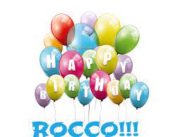 Buon Compleanno Rocco Auguri