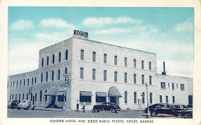 Vintage Postcard Coope Hotel & KXXX Radio Station Colby KS Thomas  County | eBay