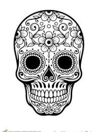 Désormais, vous pouvez vous offrir cette merveille et donner un tout nouveau look à n'importe quelle pièce de votre maison. Coloriage Tetes De Mort Du Mexique Sur Hugolescargot Com