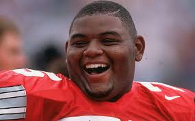 SHOW STOPPER NOT MUCH GETS PAST OHIO STATE'S ORLANDO PACE. NOTRE DAME  COULDN'T. BRING ON PENN STATE