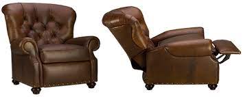 jackson designer style tufted leather recliner leather recliner tufted leather recliner chair